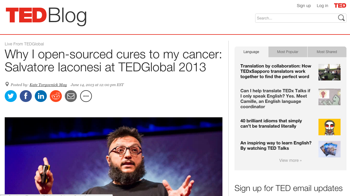 La Cura on TED Global