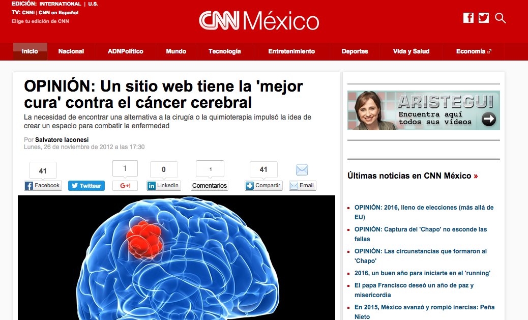 La Cura on CNN Mexico